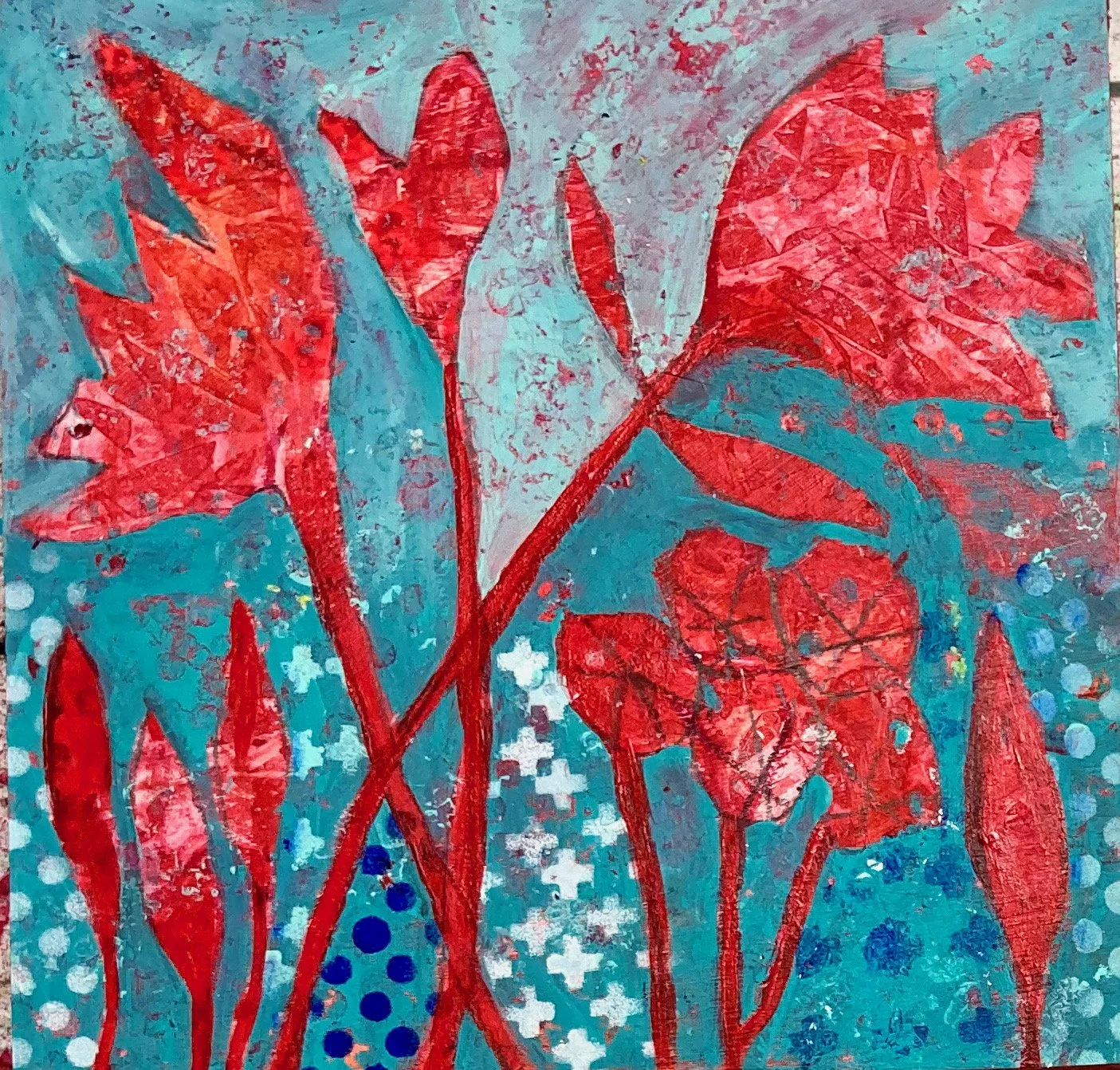 original artwork — mixed media journals art prints — kinueko